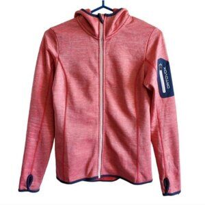 Ortovox Fleece Melange Wool-Blend Hoodie Jacket Size S